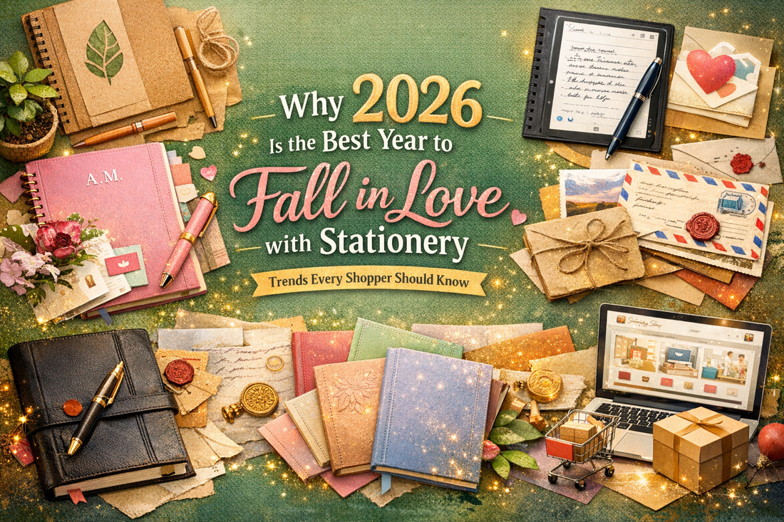 Why 2026 Is the Best Year to Fall in Love With Stationery — Trends Every Shopper Should Know
